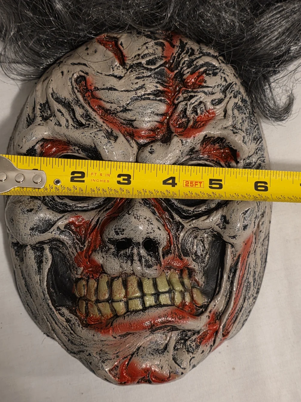VTG Easter Unlimited Demon Zombie Witch Ghoul Mask Crazy Hair Halloween Costume